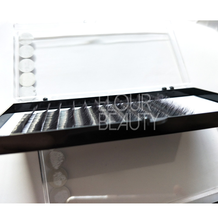 Private label volume camellia eyelash extensions wholesale China  ED134